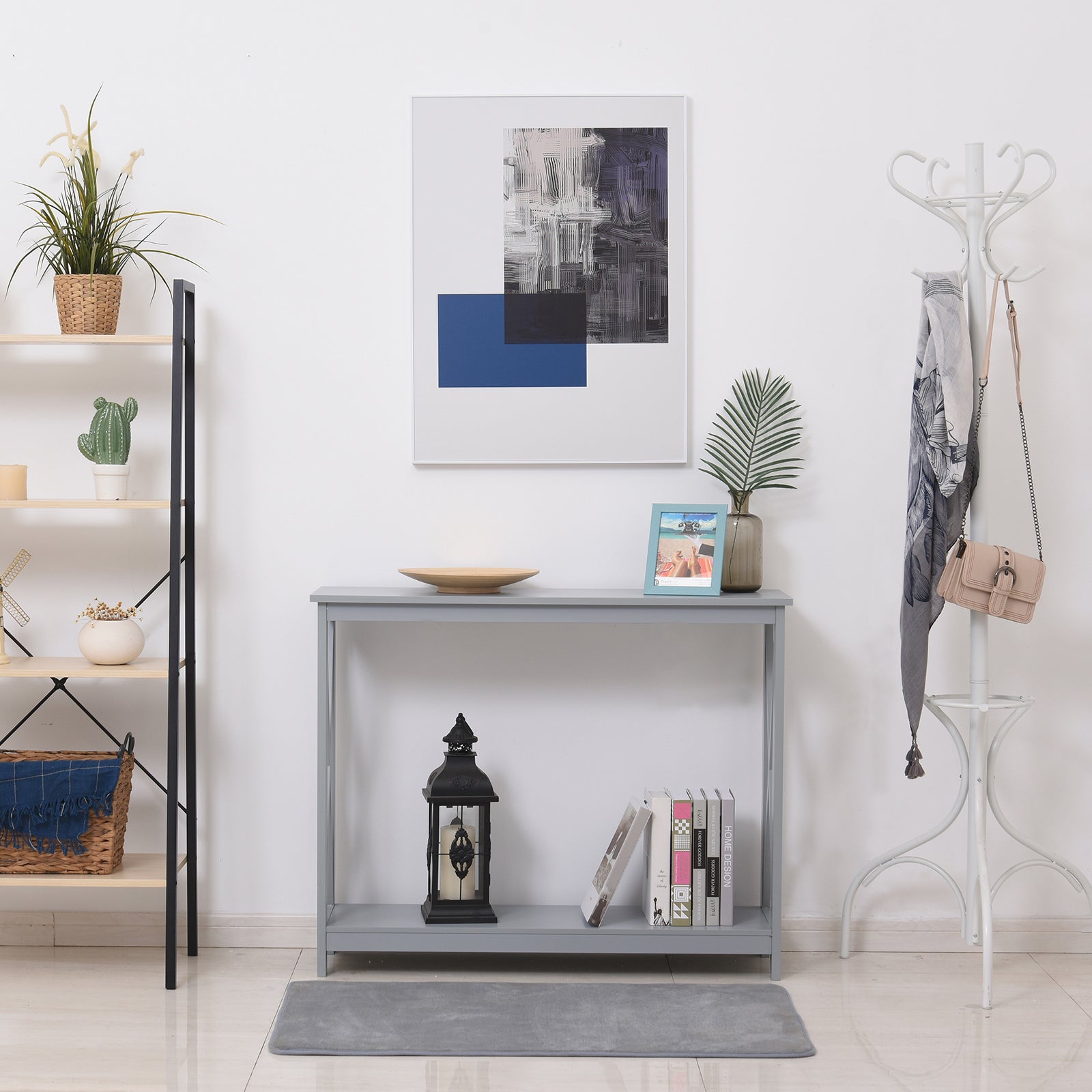 Modern Two-Tier Console Table