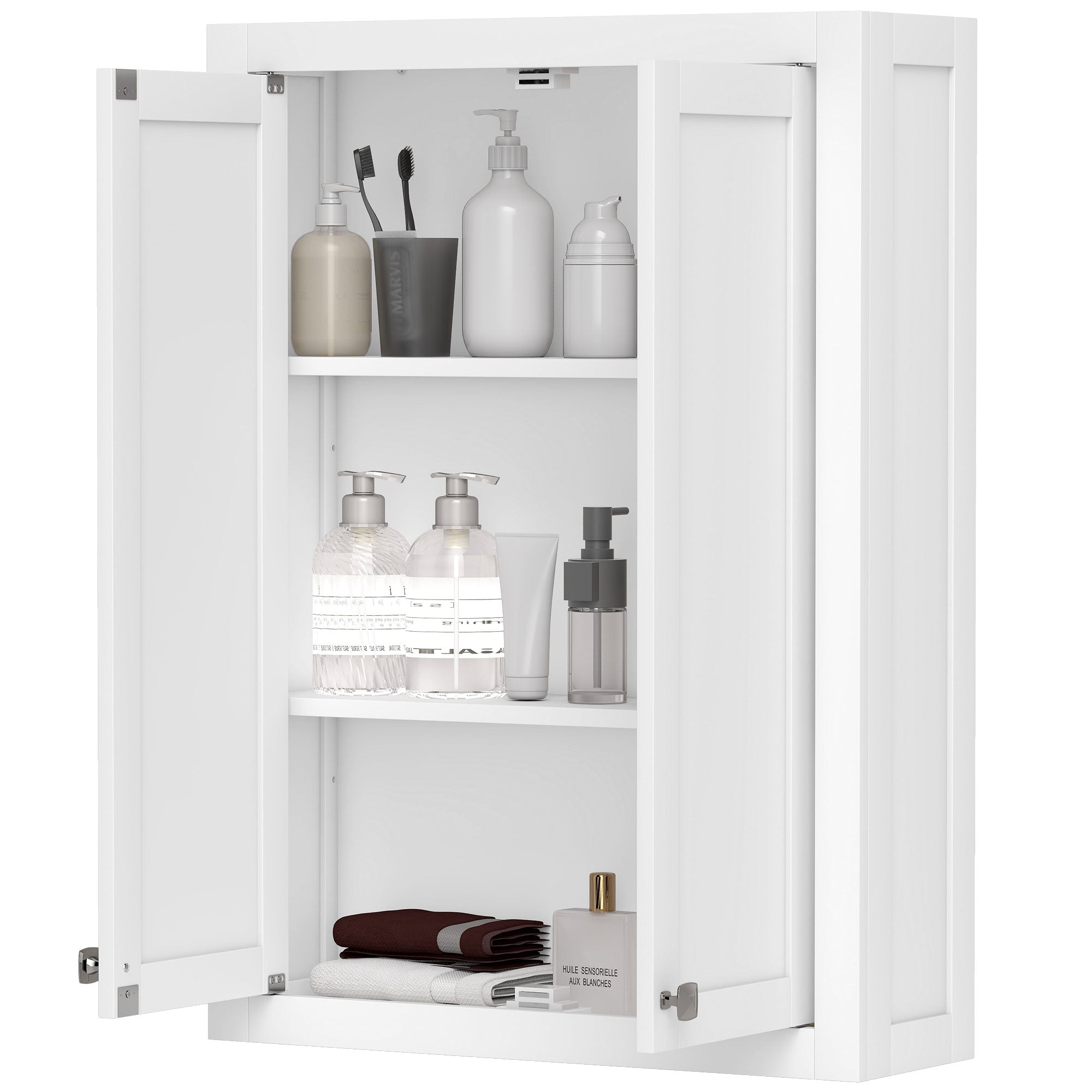White Bathroom Wall Cabinet