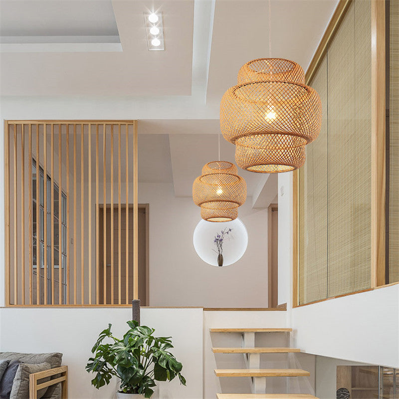 Bamboo Art Chandelier