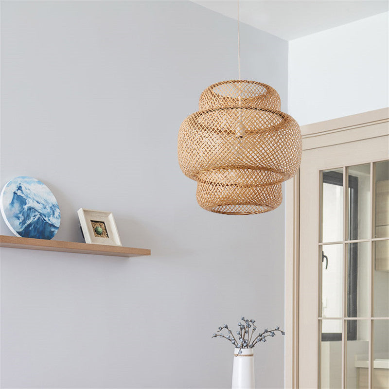 Bamboo Art Chandelier