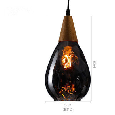 Glass Single Pendant Light