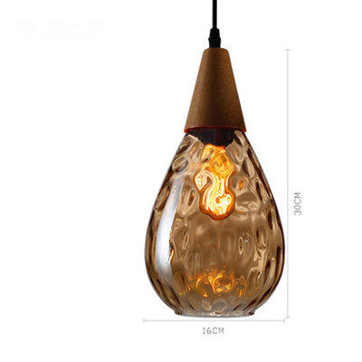 Glass Single Pendant Light