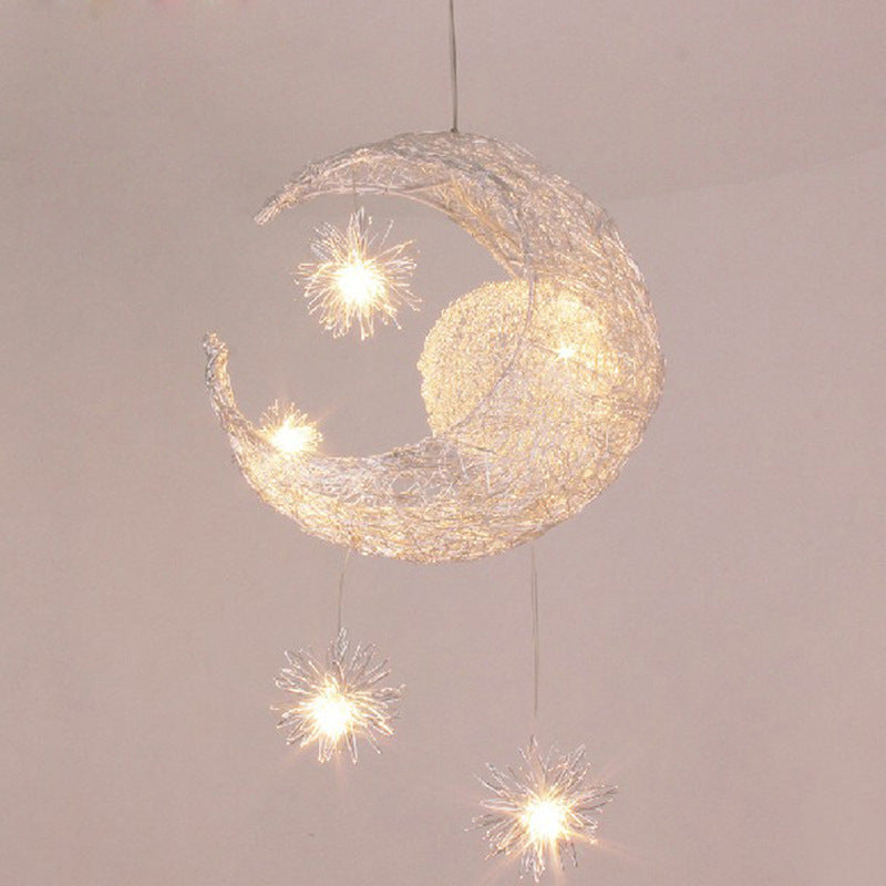 Aluminum Wire Chandelier