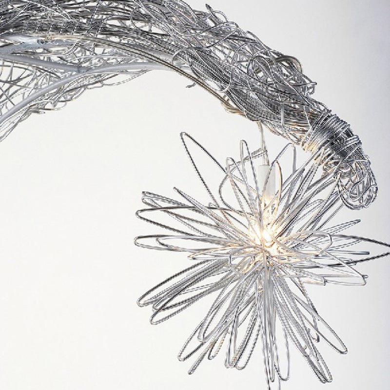 Aluminum Wire Chandelier