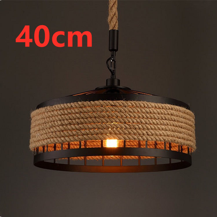 Hemp Rope Iron Chandelier