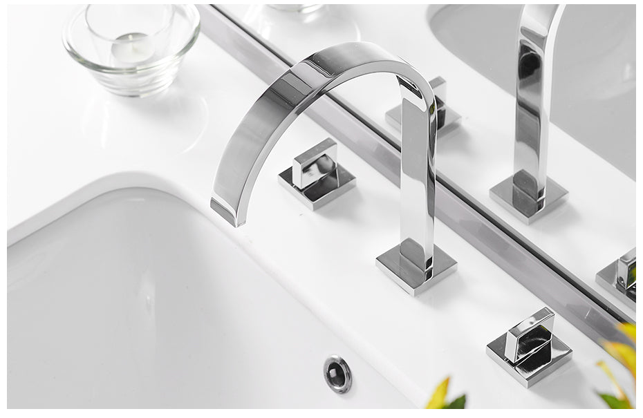 Bathtub Copper Five-hole Shower Faucet