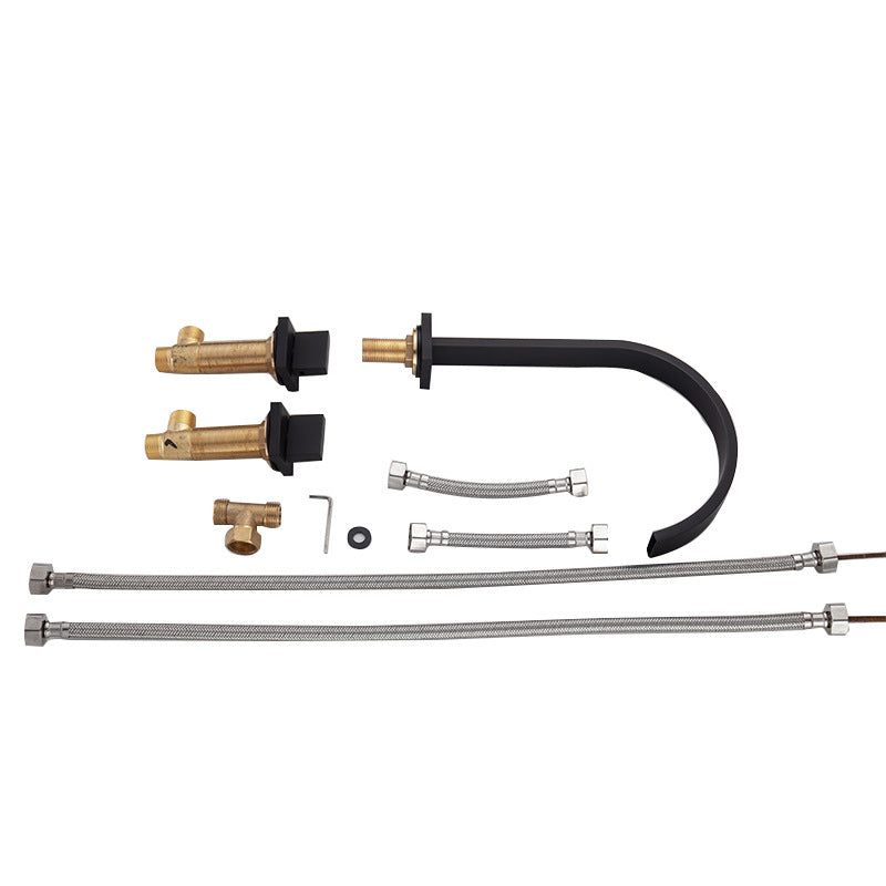 Bathtub Copper Five-hole Shower Faucet