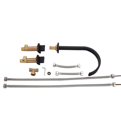 Bathtub Copper Five-hole Shower Faucet