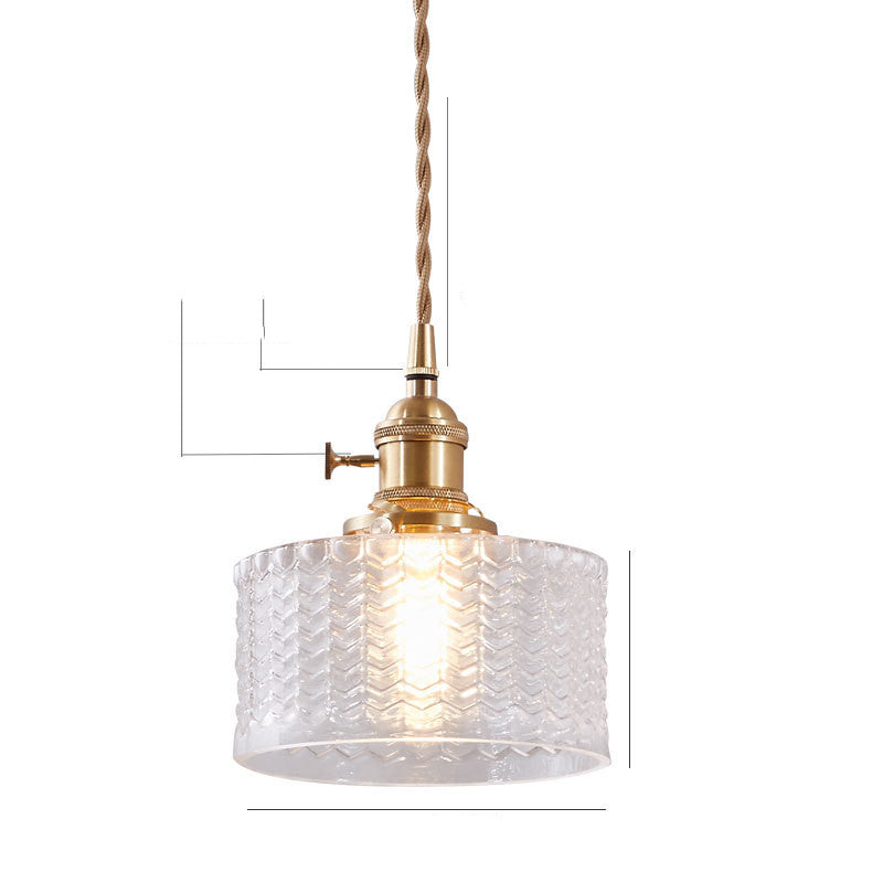 Retro Glass Chandelier