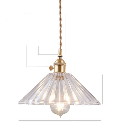 Nordic Personality Dining Table And Bar Counter Retro Glass Chandelier