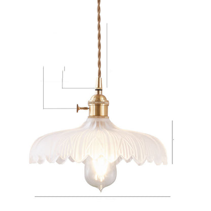 Nordic Personality Dining Table And Bar Counter Retro Glass Chandelier