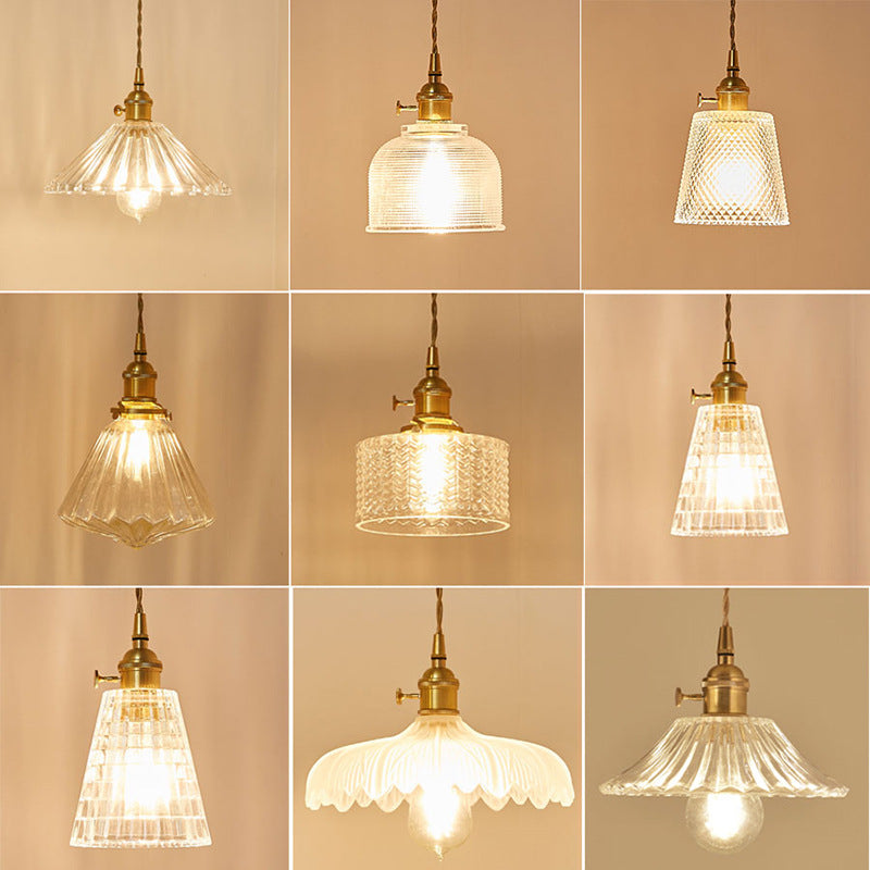 Retro Glass Chandelier