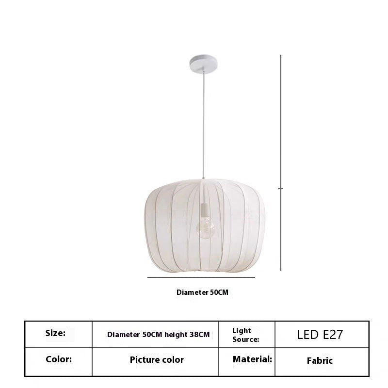 Clothing Store Style Cloth-craft Hanging Lamp