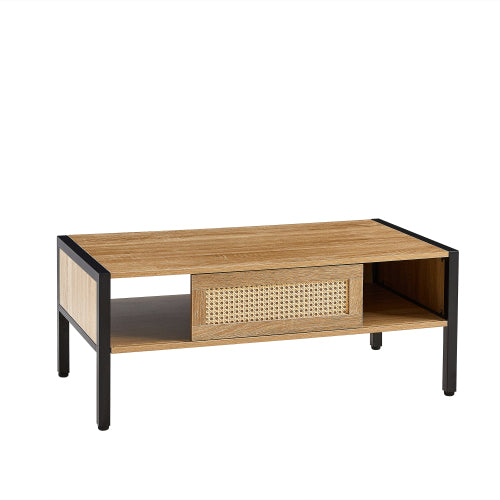 Natural Rattan Coffee Table