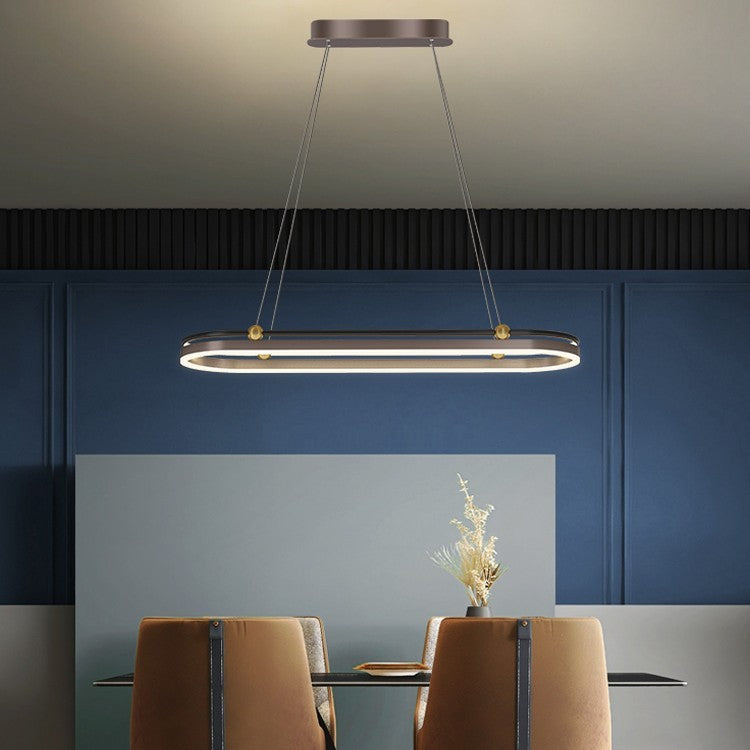 Aluminum Long Chandelier
