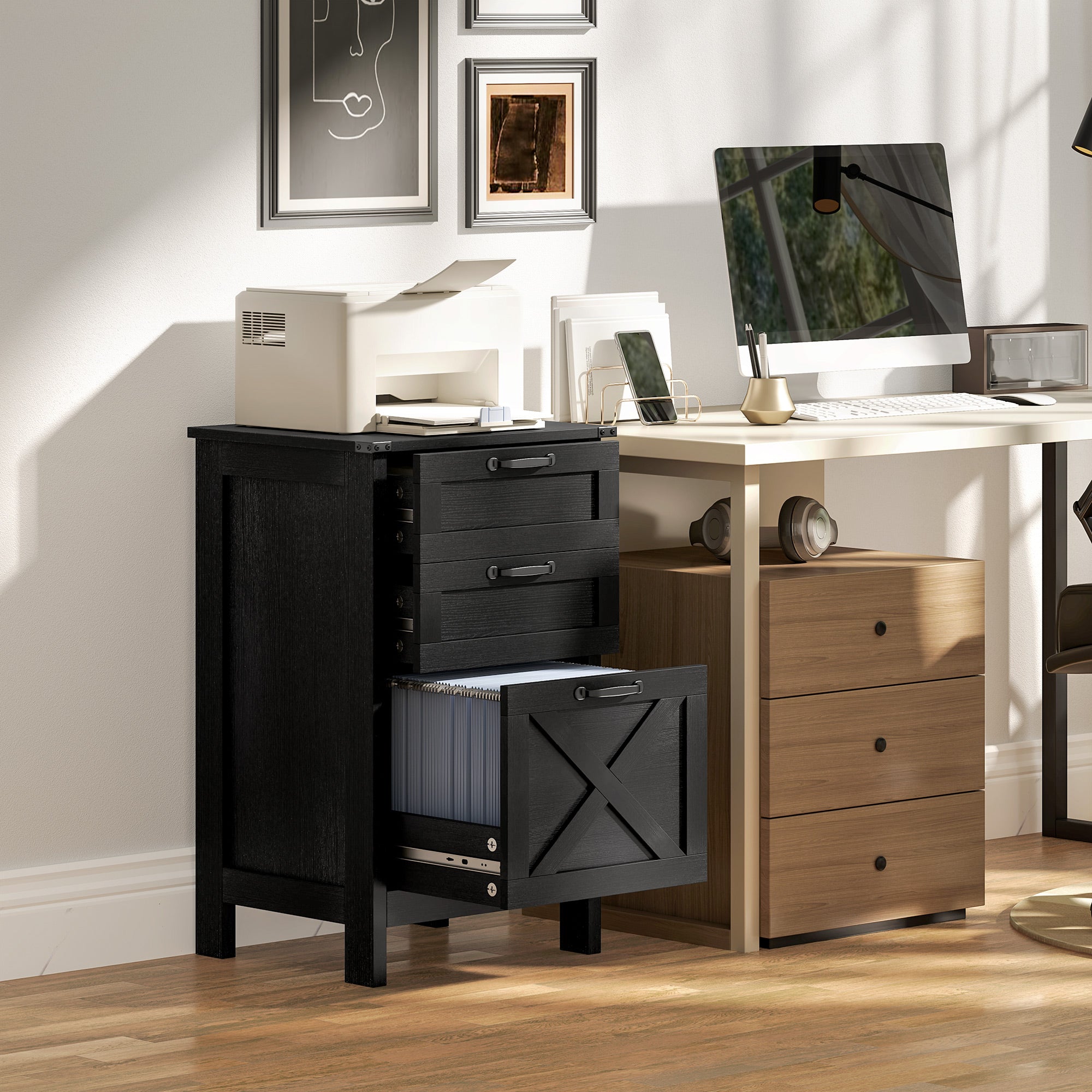Rustic Farmhouse File Cabinet