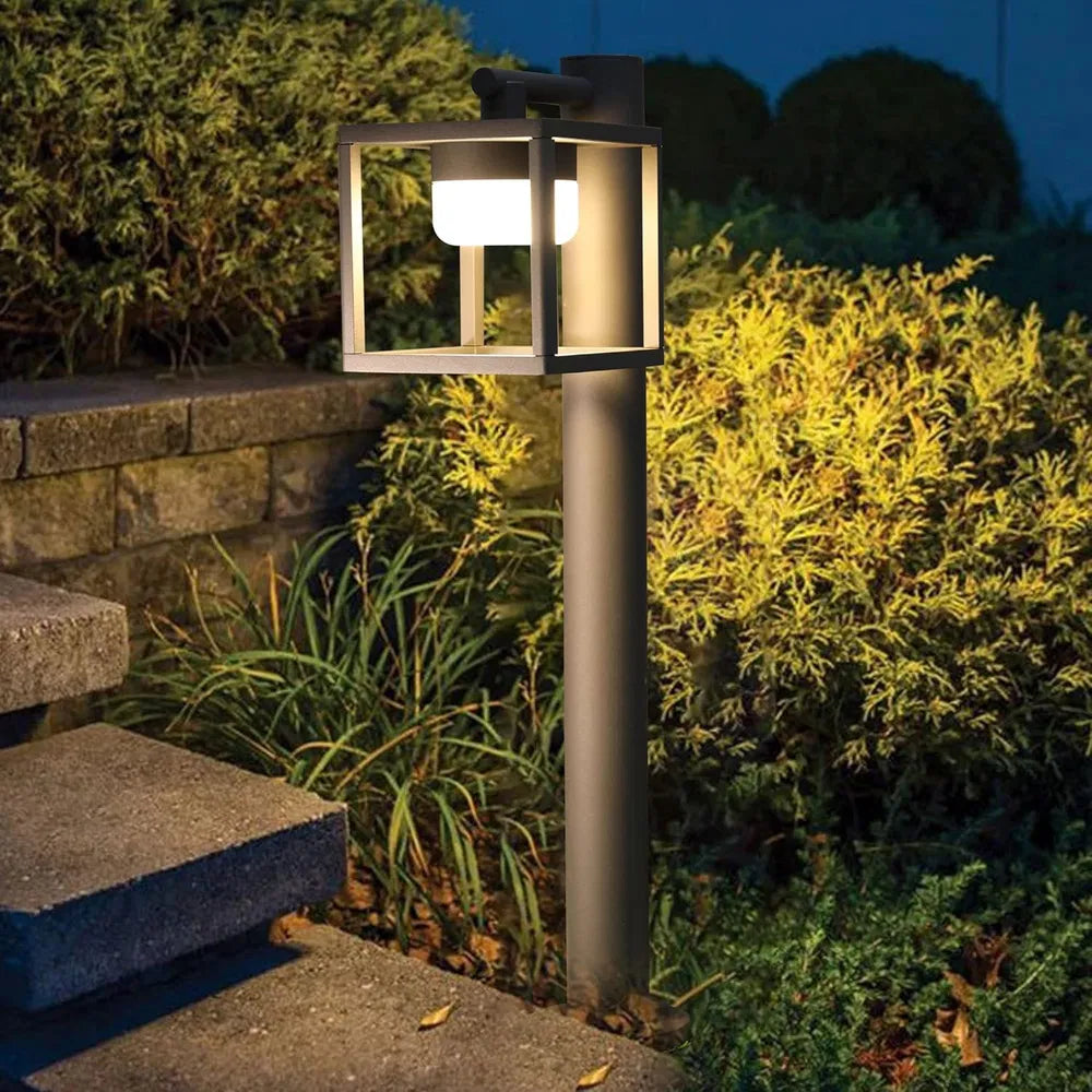 Black Bollard Path Light