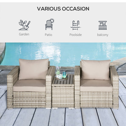 3 Piece Patio Furniture Set