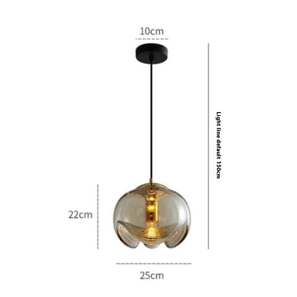 Industrial Style Creative Living Room Corridor Personality Glass Chandelier