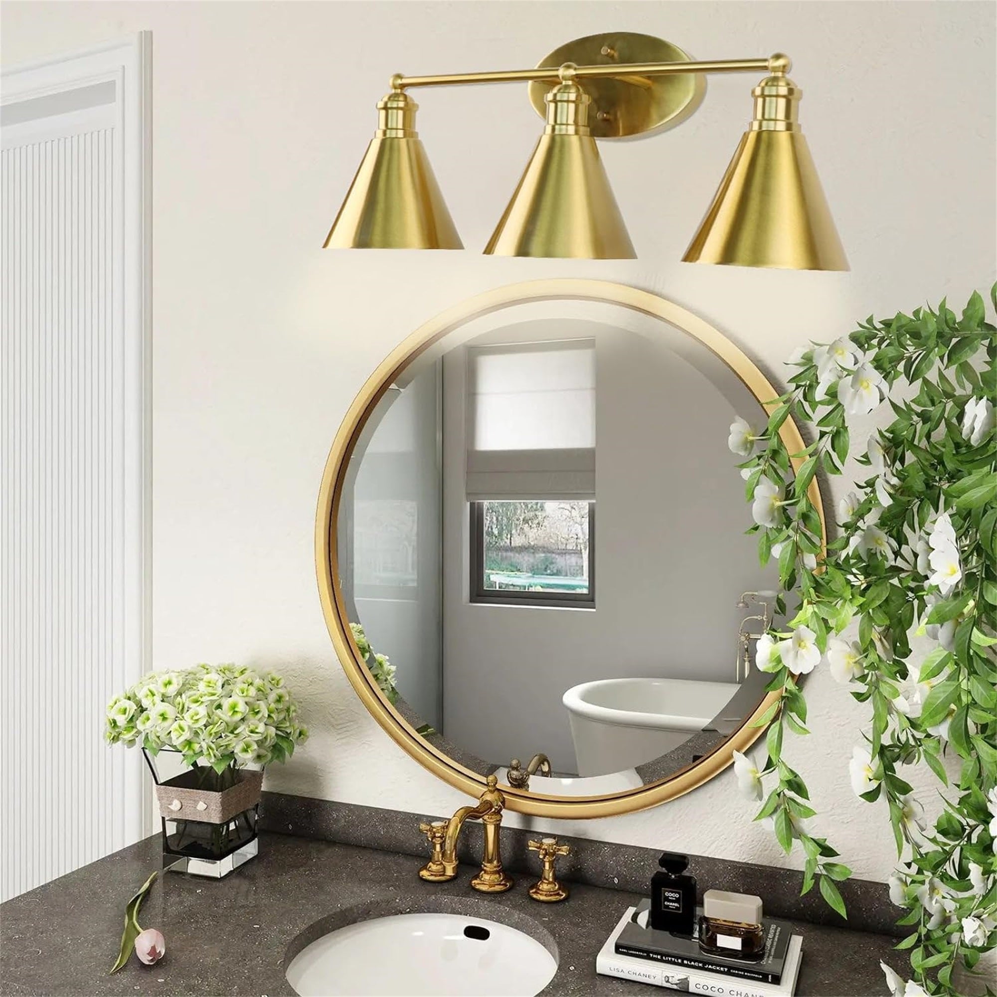 Gold Modern Vanity Light