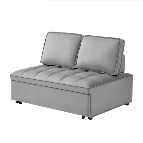 Grey Velvet Sofa Bed