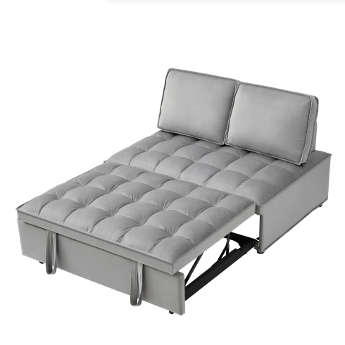 Grey Velvet Sofa Bed