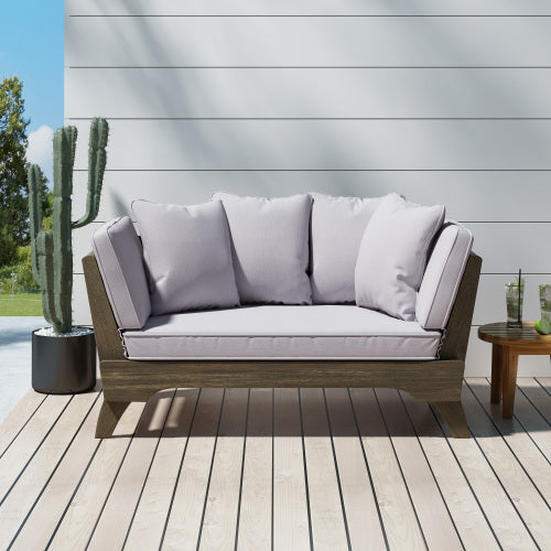 Grey Fabric Sofa Bed