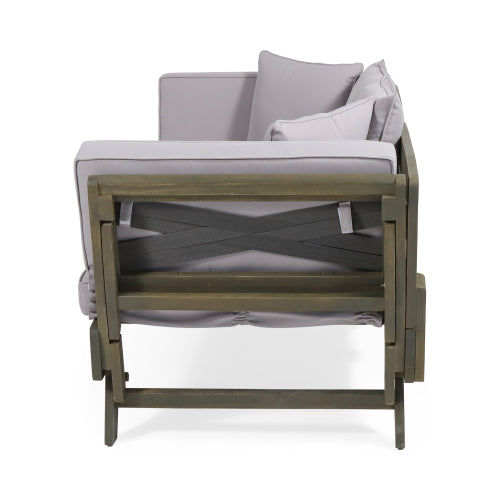 Grey Fabric Sofa Bed