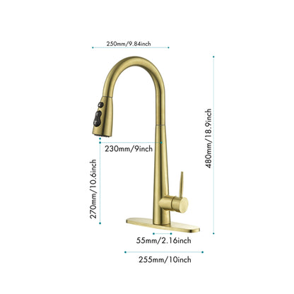Kitchen Faucet With Pull-down Spray