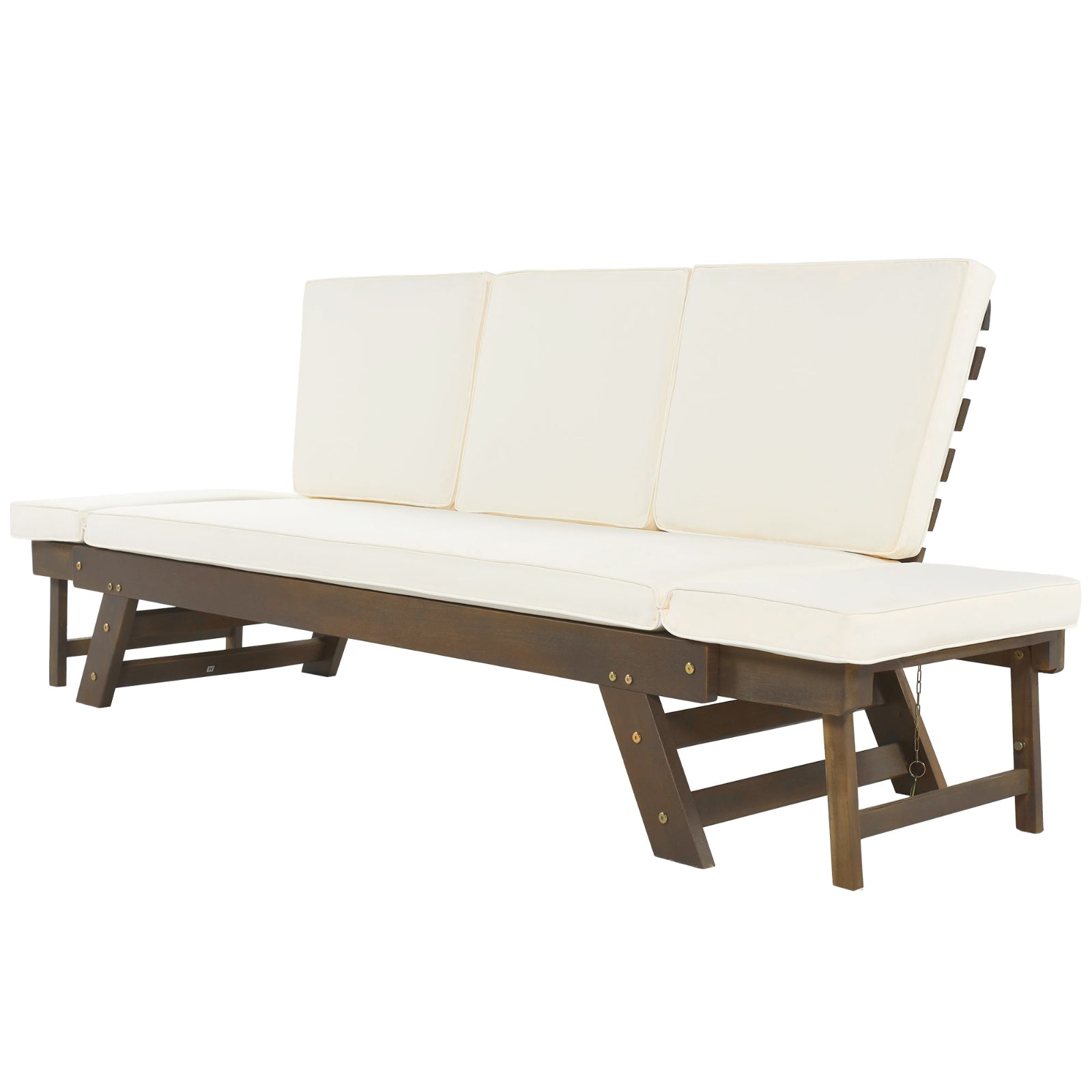 Beige Outdoor Daybed Sofa