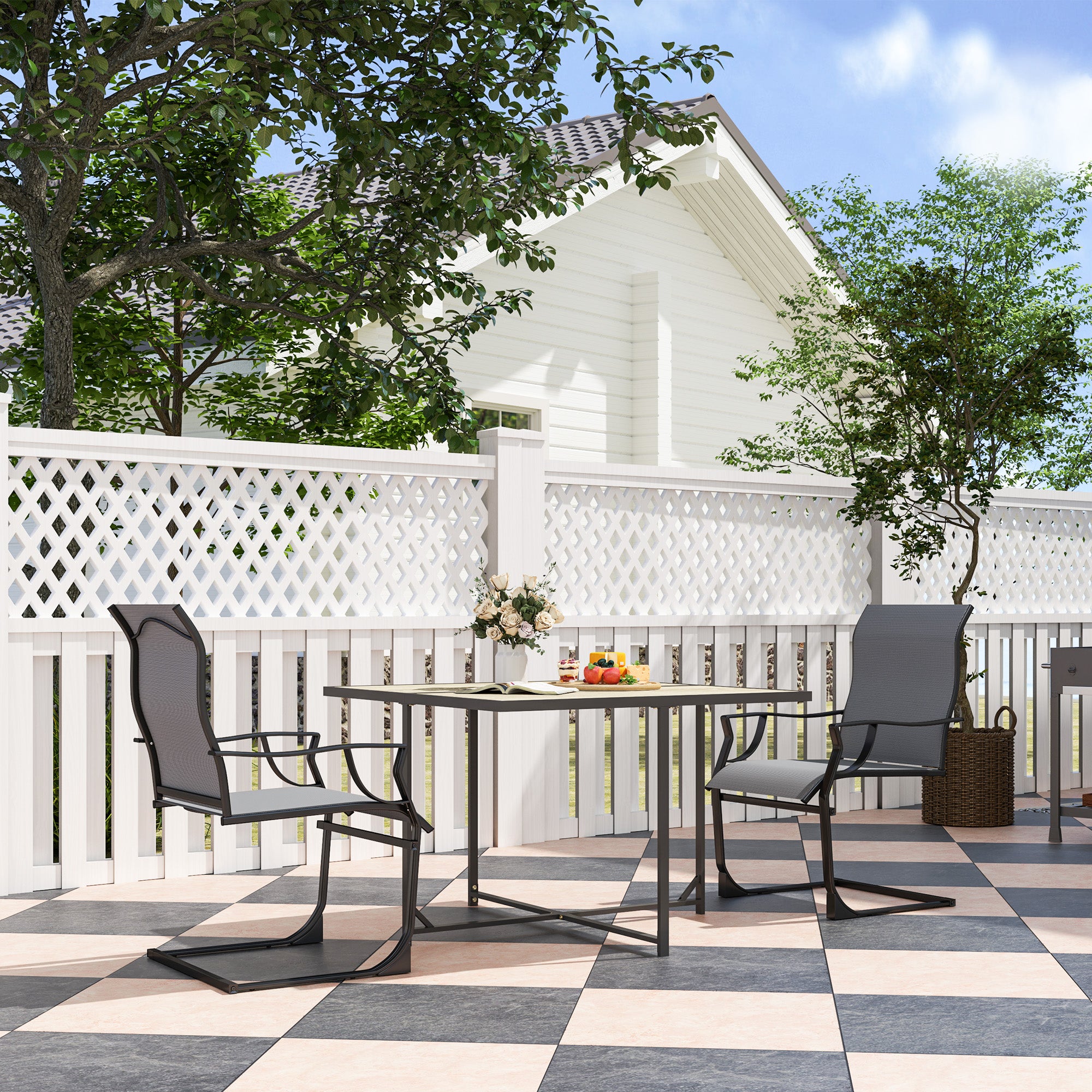 Stacking Outdoor Dining Chairs
