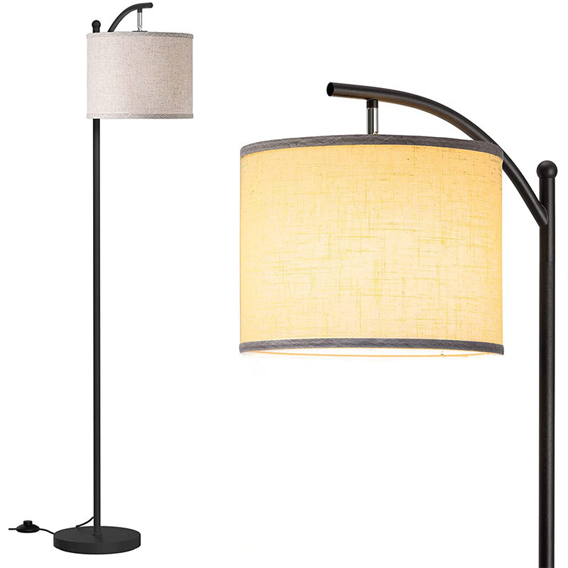 Black Fabric Floor Lamp