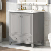 Gray Sink Vanity Combo