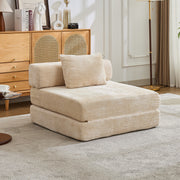 Beige Chenille Sofa