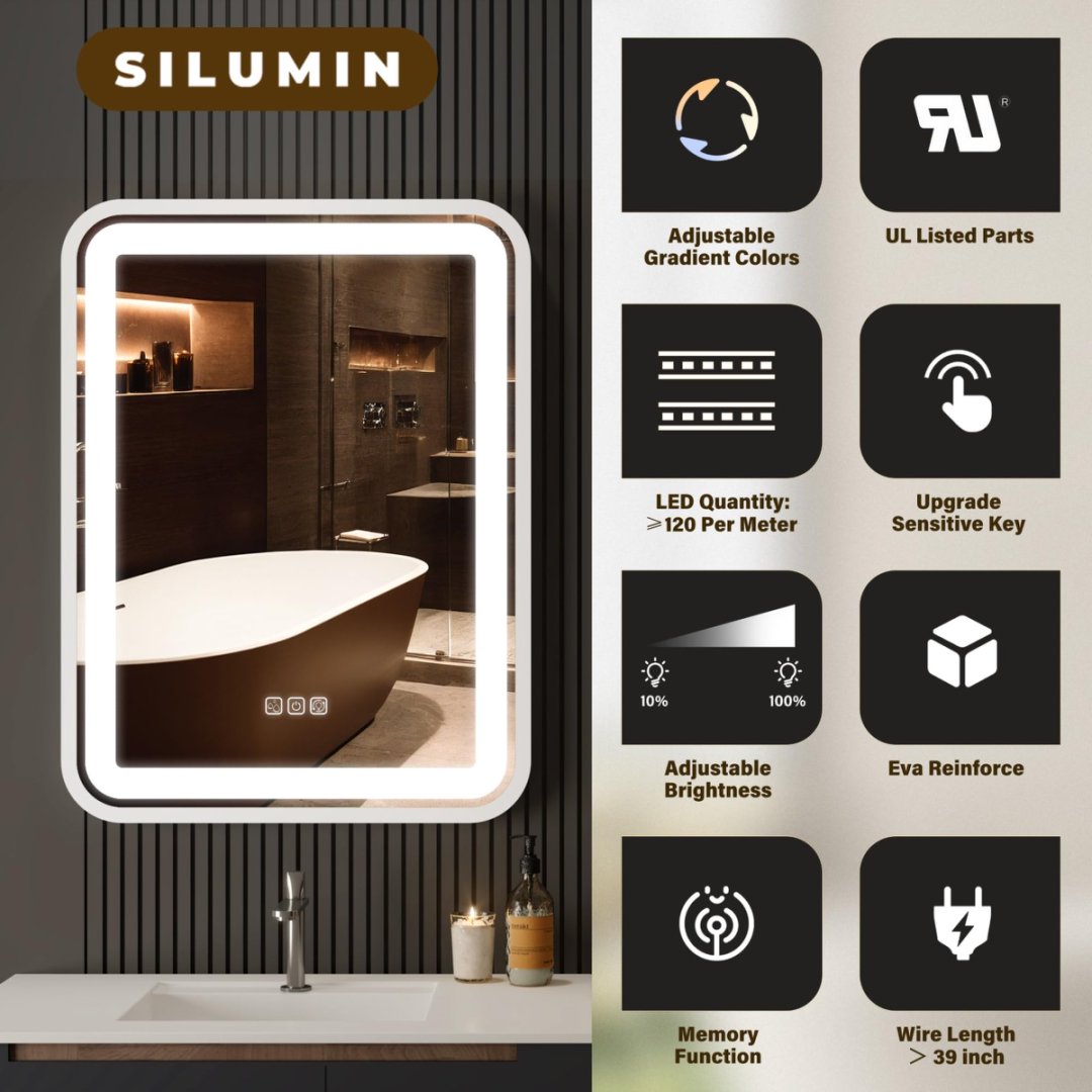 LED Oval Bathroom Mirror