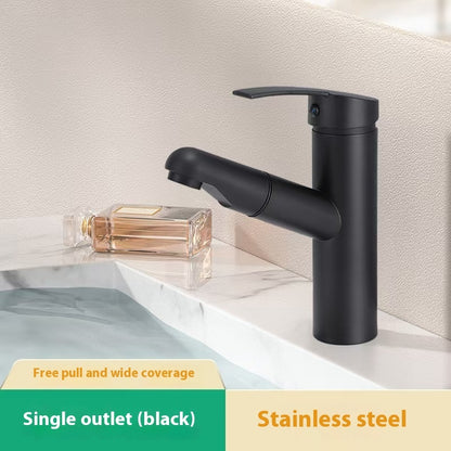 Wash basin hot and cold faucet