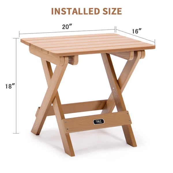 Teak Square Folding Table