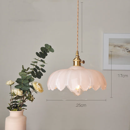 Cafe Brass Glass Chandelier