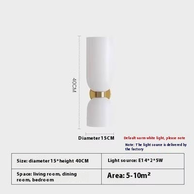 Creative Living Room Background Wall Glass Wall Lamp