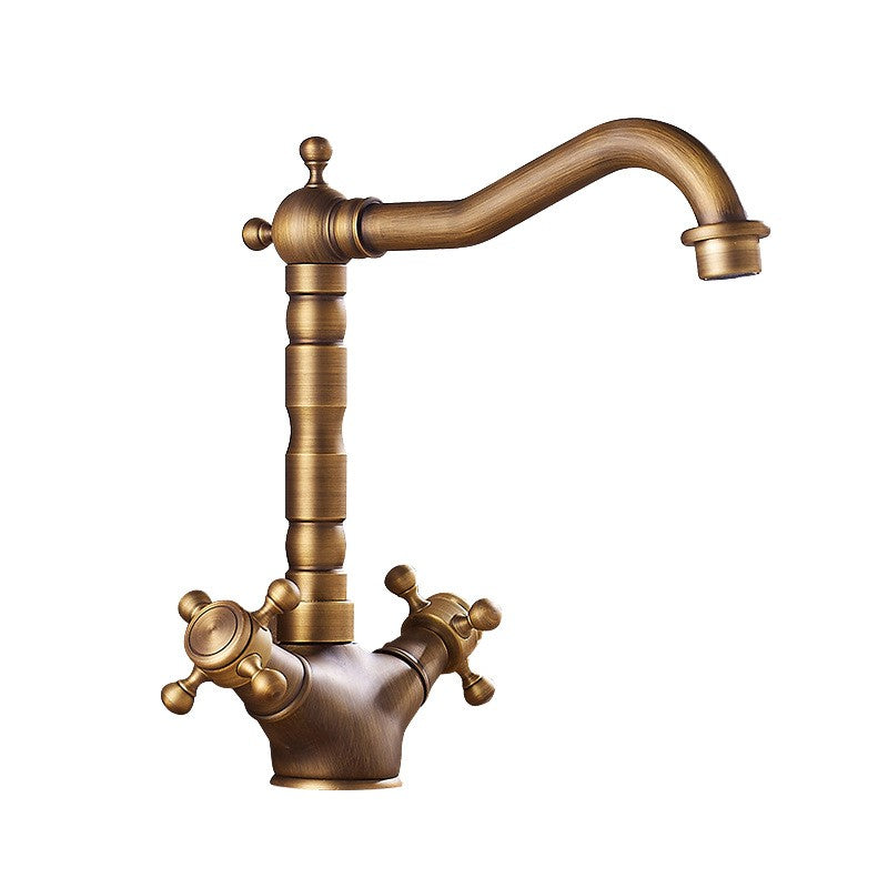 Vintage Brass Basin Faucet Kitchen