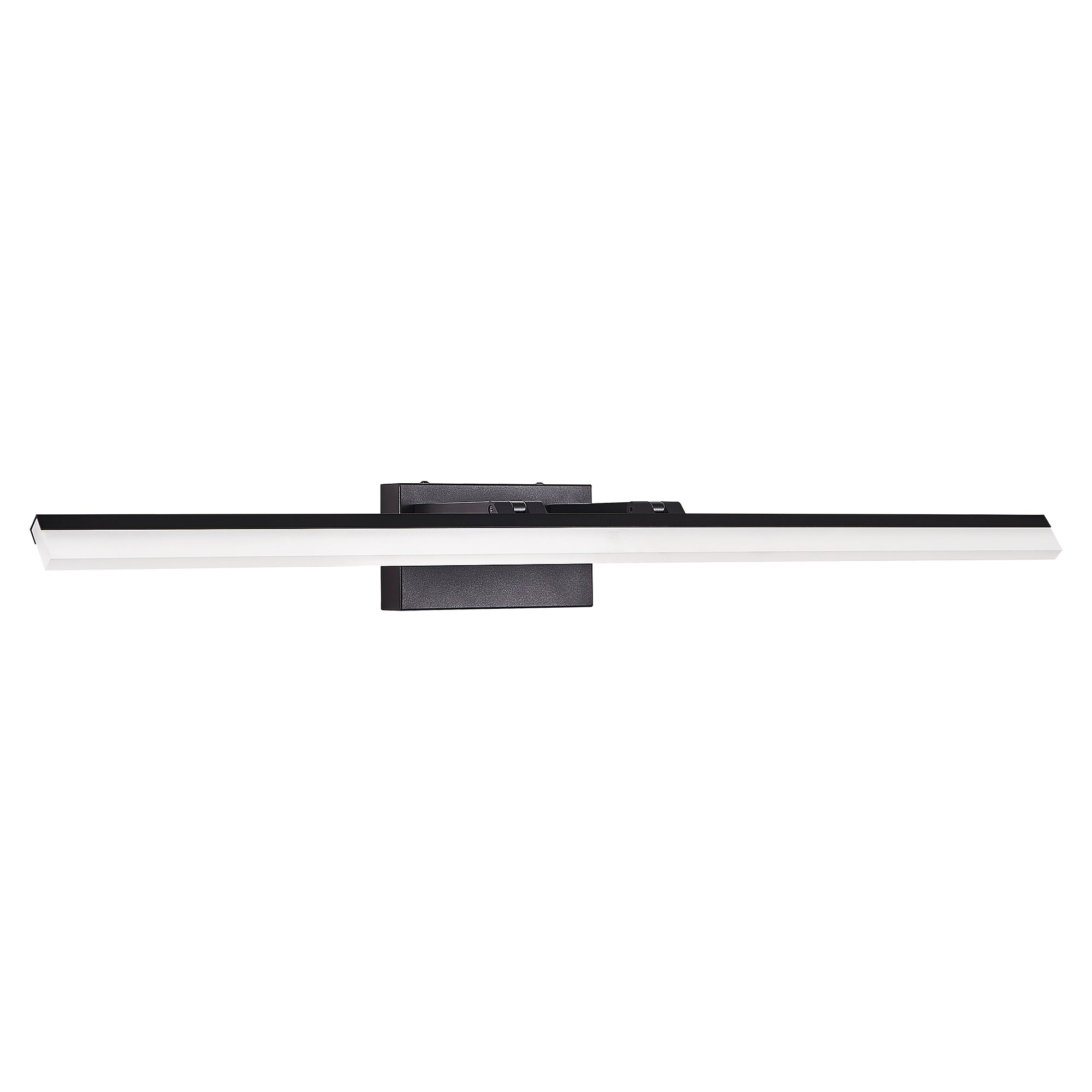Black Metal Vanity Light For Bathroom Mirrors