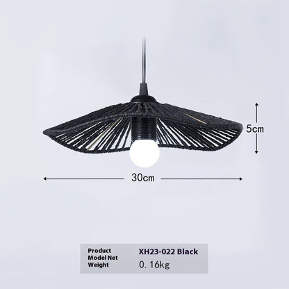 Paper String Rattan-like Lighting Lampshade