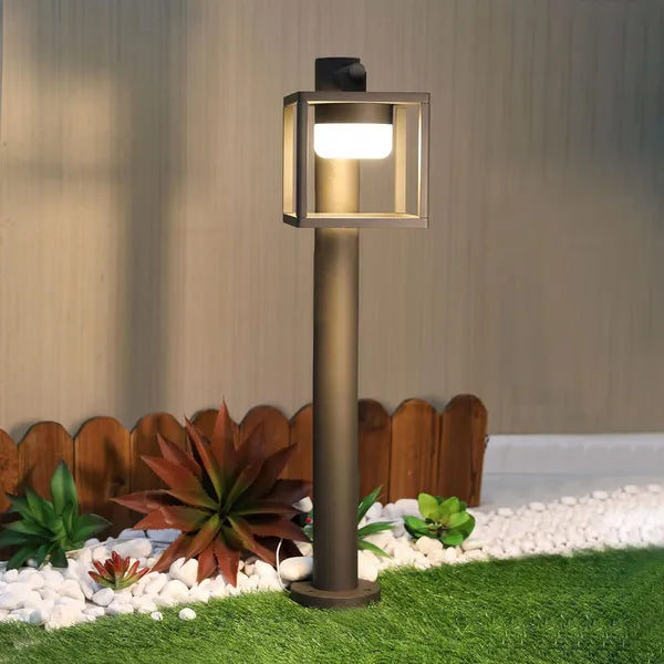 Black Bollard Path Light