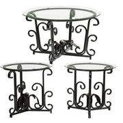 Sleek Glass Table Set