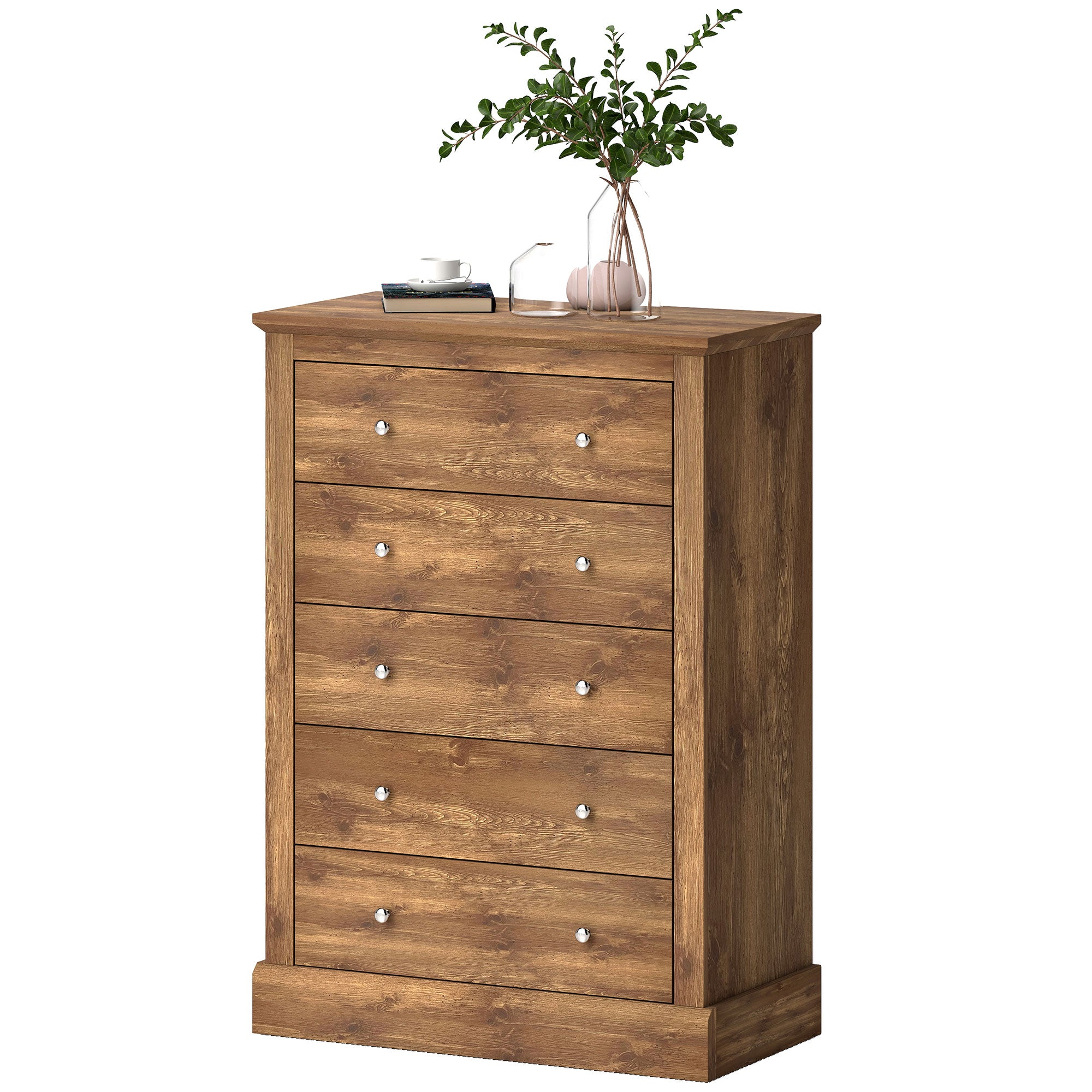 Rustic Brown Wood Dresser