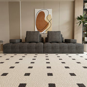 Grey Modern Loveseat Sofa