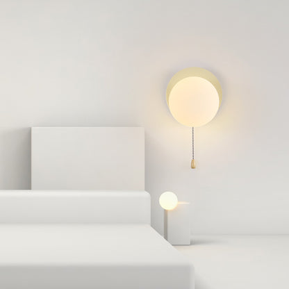 Bedroom Pull Switch Bedside Wall Lamp Children's Room Warm Wall Lamp