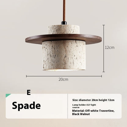 Cream Silent Wind Bar Guesthouse Decoration Yellow Cave Stone Lamps