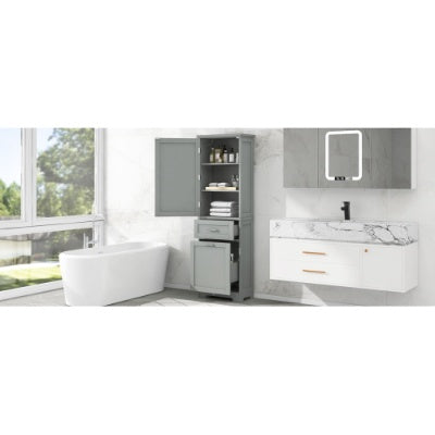 Grey MDF Storage Cabinet