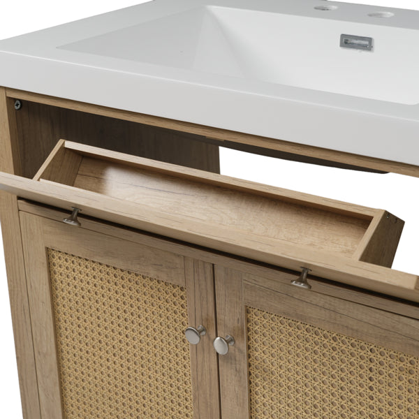 Wood Double Sink Vanity